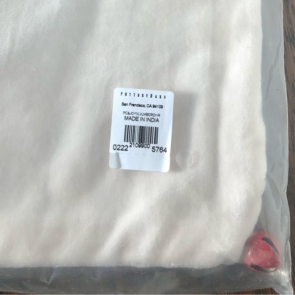 Pottery Barn Peace and Joy Velvet Lumbar Throw Pillow Cover - Picture 9 of 11